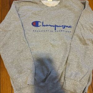 Champagne-breakfast of champions